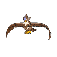 Staraptor front shiny animated