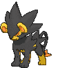 Luxray front shiny animated
