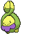 Budew front shiny animated
