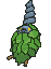 Plant Burmy front shiny animated