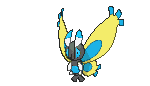 Mothim front shiny animated