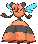 Vespiquen front shiny animated