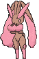 Lopunny front shiny animated