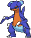 Gabite front shiny animated