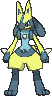 Lucario front shiny animated