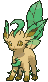 Leafeon front shiny animated