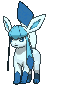 Glaceon front shiny animated