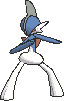 Gallade front shiny animated