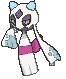 Froslass front shiny animated