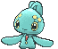 Manaphy front shiny animated