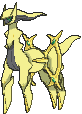 Normal Arceus front shiny animated
