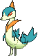Servine front shiny animated