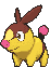 Tepig front shiny animated