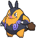 Pignite front shiny animated