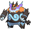 Emboar front shiny animated