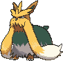 Stoutland front shiny animated