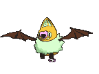 Swoobat front shiny animated