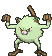 Mankey front shiny animated