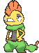 Scrafty front shiny animated