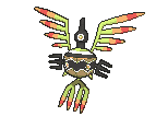 Sigilyph front shiny animated