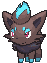 Zorua front shiny animated