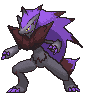 Zoroark front shiny animated