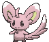 Minccino front shiny animated