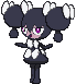 Gothorita front shiny animated