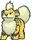 Growlithe front shiny animated