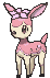 Spring Deerling front shiny animated