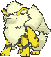 Arcanine front shiny animated