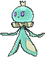 Male Frillish front shiny animated