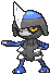 Pawniard front shiny animated
