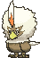 Rufflet front shiny animated
