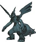 Zekrom front shiny animated