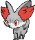 Fennekin front shiny animated
