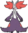 Delphox front shiny animated
