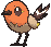 Fletchling front shiny animated