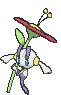 Red Floette front shiny animated