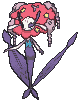 Red Florges front shiny animated