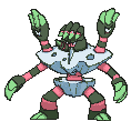 Barbaracle front shiny animated