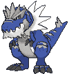 Tyrantrum front shiny animated