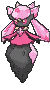 Diancie front shiny animated