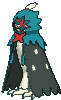 Decidueye front shiny animated