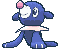 Popplio front shiny animated