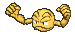 Geodude front shiny animated