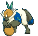 Passimian front shiny animated