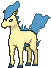 Ponyta front shiny animated