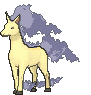 Rapidash front shiny animated