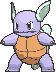 Wartortle front shiny animated